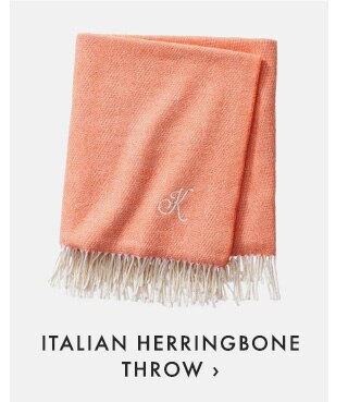 ITALIAN HERRINGBONE THROW ›