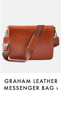 GRAHAM LEATHER MESSENGER BAG ›
