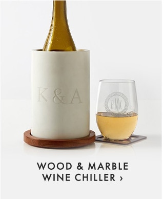 WOOD & MARBLE WINE CHILLER ›