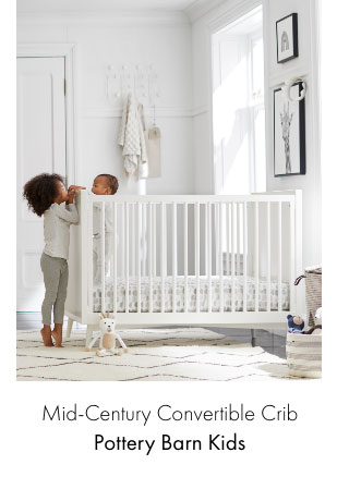 Mid-Century Convertible Crib - Pottery Barn Kids