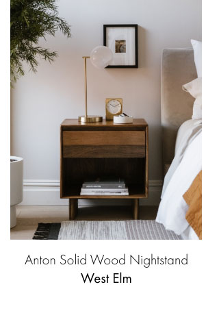 Anton Solid Wood Nightstand - West Elm