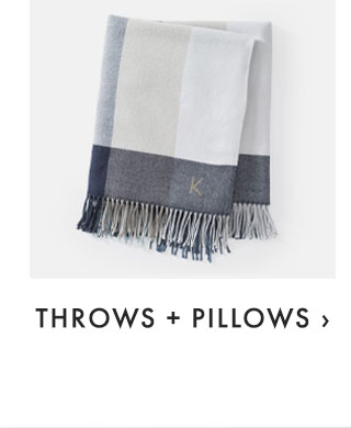 THROWS + PILLOWS ›