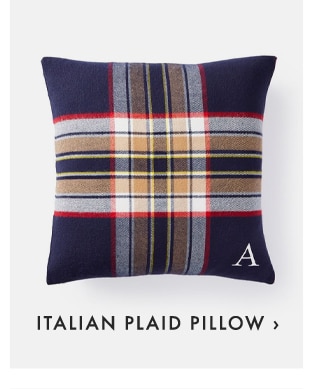 ITALIAN PLAID PILLOW ›