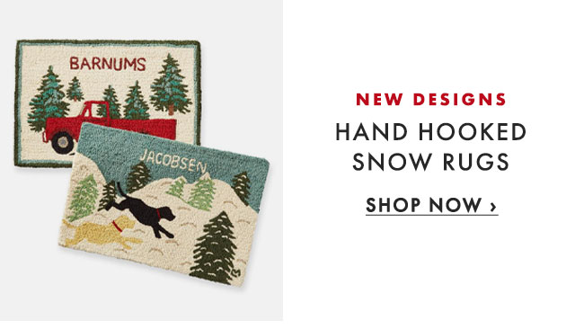 NEW DESIGNS HAND HOOKED SNOW RUGS - SHOP NOW ›