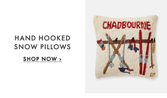 HAND HOOKED SNOW PILLOWS - SHOP NOW ›