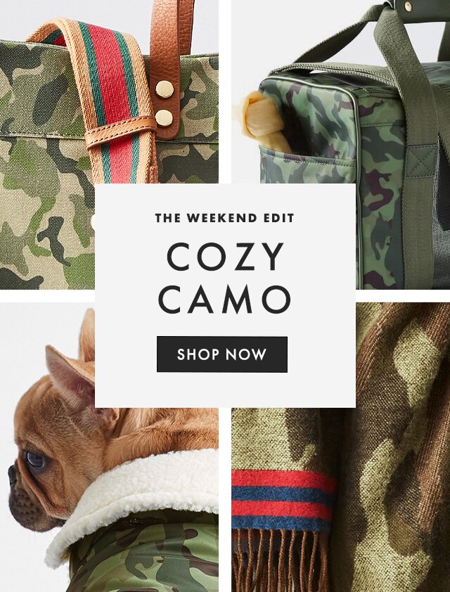 THE WEEKEND EDIT - COZY CAMO - SHOP NOW