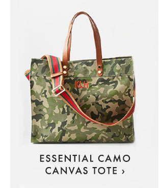 ESSENTIAL CAMO CANVAS TOTE ›