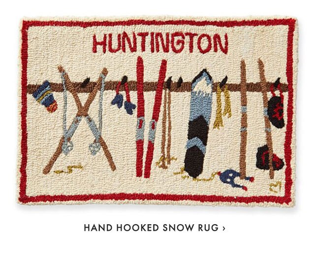 HAND HOOKED SNOW RUG ›