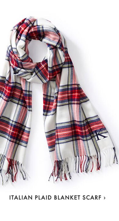 ITALIAN PLAID BLANKET SCARF ›