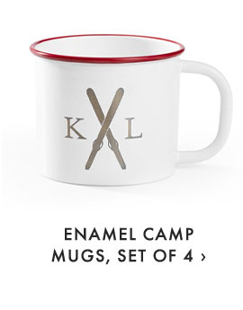 ENAMEL CAMP MUGS, SET OF 4 ›
