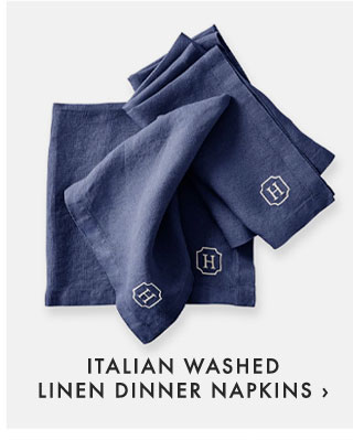 ITALIAN WASHED LINEN DINNER NAPKINS ›