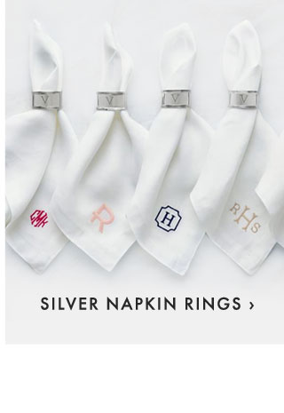 SILVER NAPKIN RINGS ›
