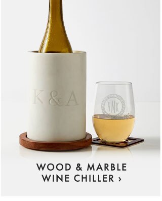 WOOD & MARBLE WINE CHILLER ›