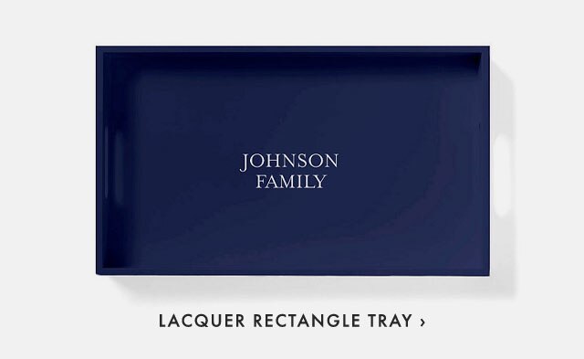 LACQUER RECTANGLE TRAY ›