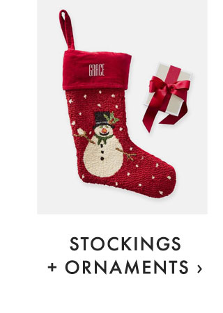 STOCKINGS + ORNAMENTS ›