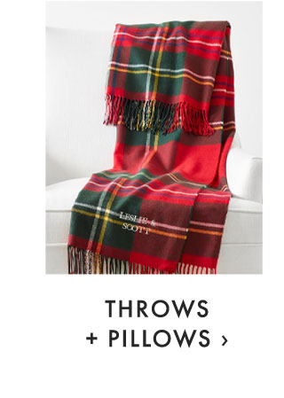 THROWS + PILLOWS ›