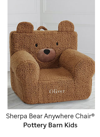 Sherpa Bear Anywhere Chair® - Pottery Barn Kids