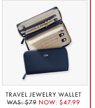 TRAVEL JEWELRY WALLET - WAS: $79 - NOW: $47.99