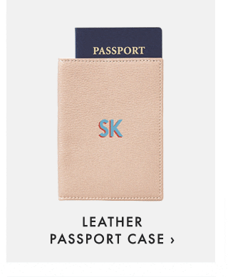 LEATHER PASSPORT CASE ›