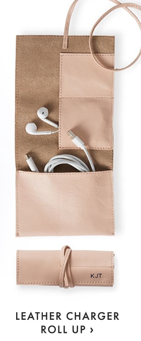 LEATHER CHARGER ROLL UP ›