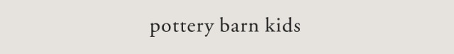 pottery barn kids