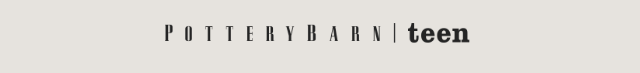 POTTERY BARN teen