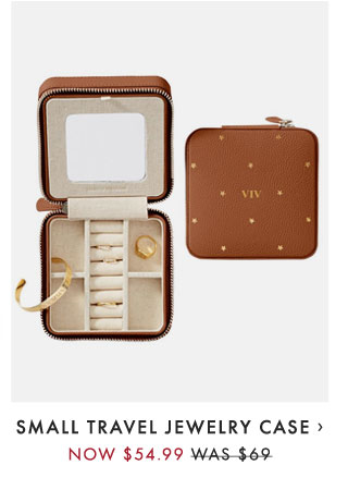 SMALL TRAVEL JEWELRY CASE › NOW $54.99 - WAS $69