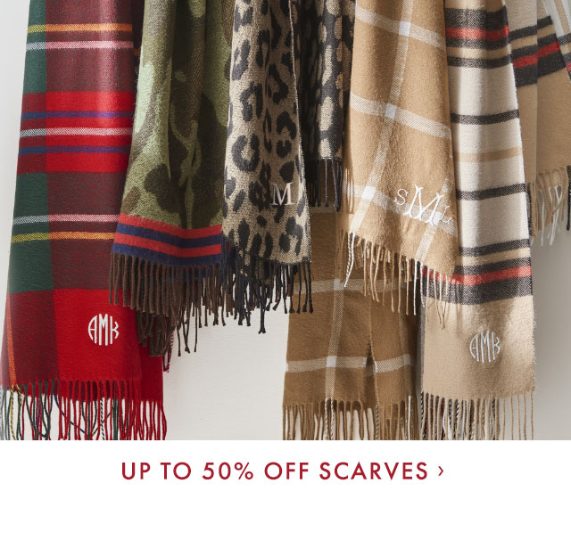 UP TO 50% OFF SCARVES ›