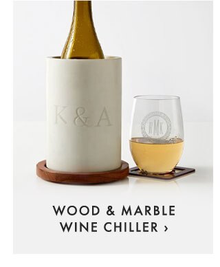 WOOD & MARBLE WINE CHILLER ›