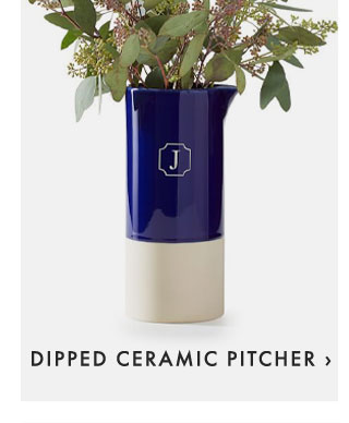 DIPPED CERAMIC PITCHER ›