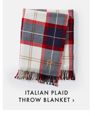 ITALIAN PLAID THROW BLANKET ›
