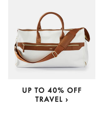 UP TO 40% OFF TRAVEL ›