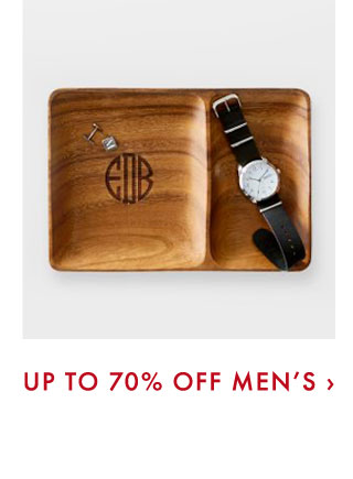 UP TO 70% OFF MEN’S ›