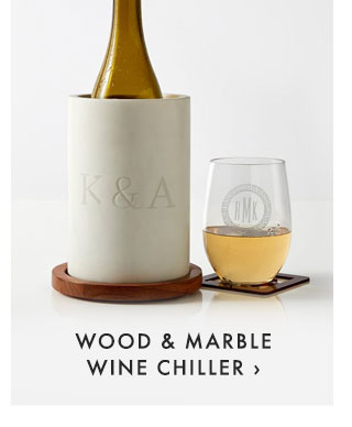 WOOD & MARBLE WINE CHILLER ›