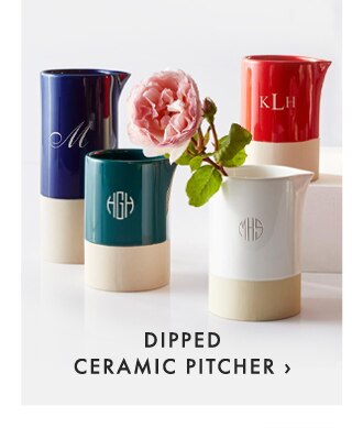 DIPPED CERAMIC PITCHER ›