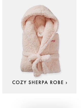 COZY SHERPA ROBE ›