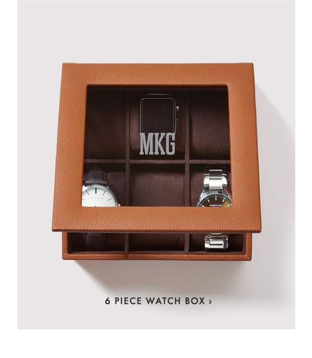 6 PIECE WATCH BOX ›