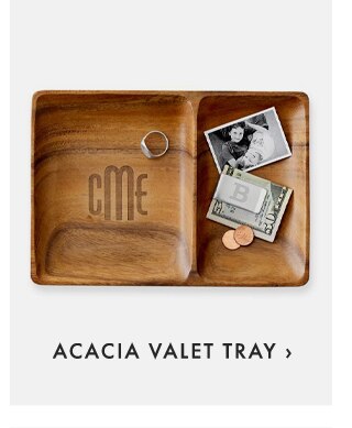 ACACIA VALET TRAY ›