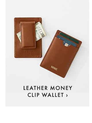 LEATHER MONEY CLIP WALLET ›