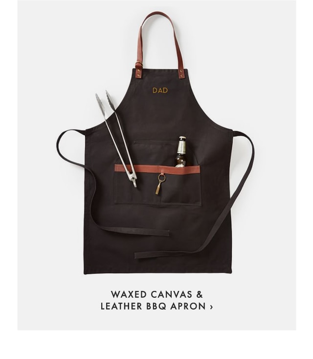 WAXED CANVAS & LEATHER BBQ APRON ›