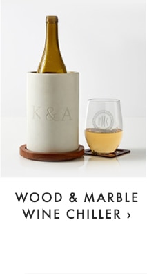 WOOD & MARBLE WINE CHILLER ›