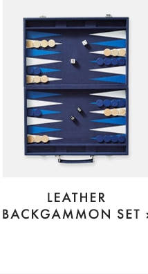 LEATHER BACKGAMMON SET›