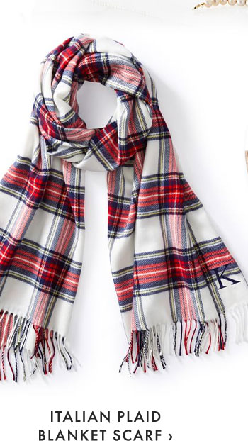 ITALIAN PLAID BLANKET SCARF ›