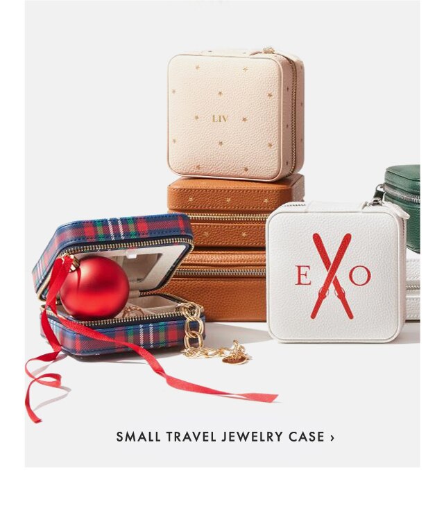 SMALL TRAVEL JEWELRY CASE ›