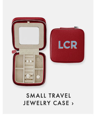 SMALL TRAVEL JEWELRY CASE ›