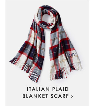 ITALIAN PLAID BLANKET SCARF ›