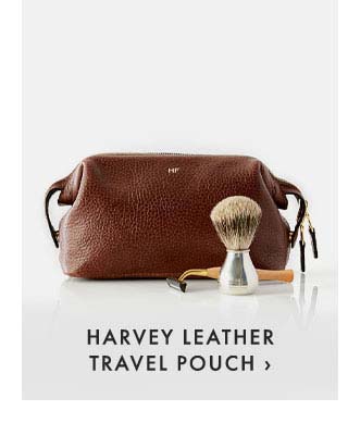 HARVEY LEATHER TRAVEL POUCH ›