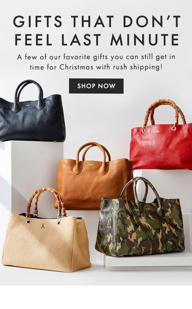 GIFTS THAT DON’T FEEL LAST MINUTE - A few of our favorite gifts you can still get in time for Christmas with rush shipping! - SHOP NOW