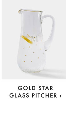 GOLD STAR GLASS PITCHER ›