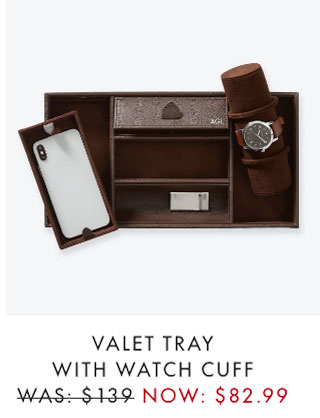 VALET TRAY WITH WATCH CUFF - WAS: $139 - NOW: $82.99